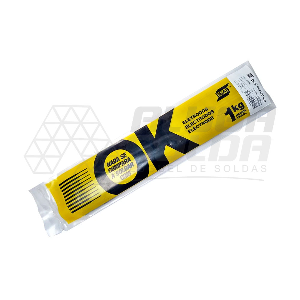 ELETRODO SOLDA OK SERRALHEIRO 2,50 X 350MM SC 1KG
