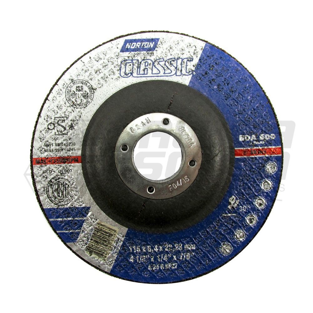 DISCO DE DESBASTE 4 1/2″ X 7/8″ X 1/4″ BDA600 CLASSIC NORTON