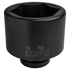 SOQUETE IMPACTO SEXTAVADO ENC. 1.1/2" X 70MM