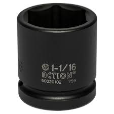 SOQUETE IMPACTO SEXTAVADO ENC. 1/2" X 1.1/16"