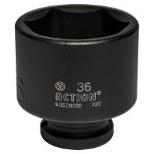 SOQUETE IMPACTO SEXTAVADO ENC. 1/2" X 36MM