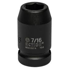 SOQUETE IMPACTO SEXTAVADO ENC. 1/2" X 7/16"
