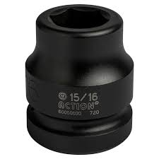SOQUETE IMPACTO SEXTAVADO ENC. 1" X 15/16"